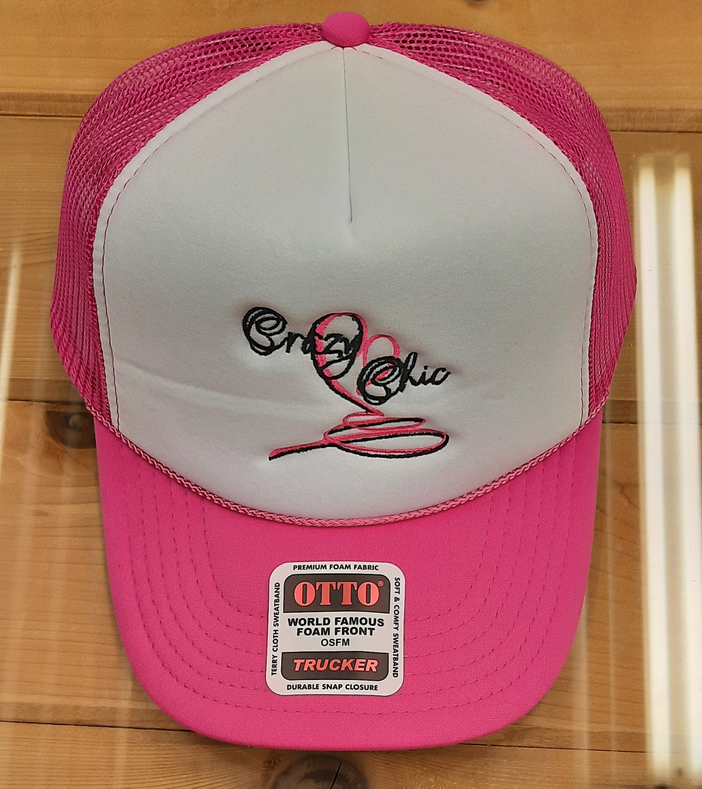 Otto Trucker Hat - Crazy Chic Logo