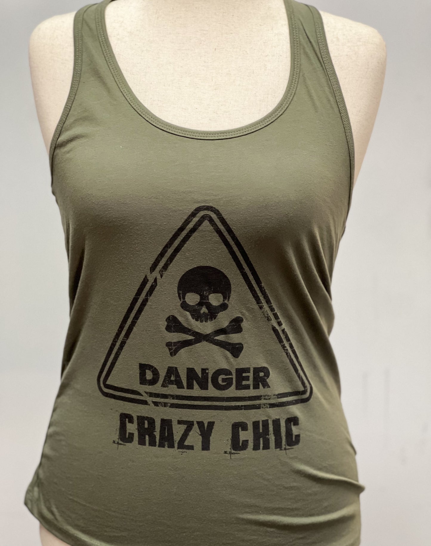 "Danger" Bella Racerback Tank