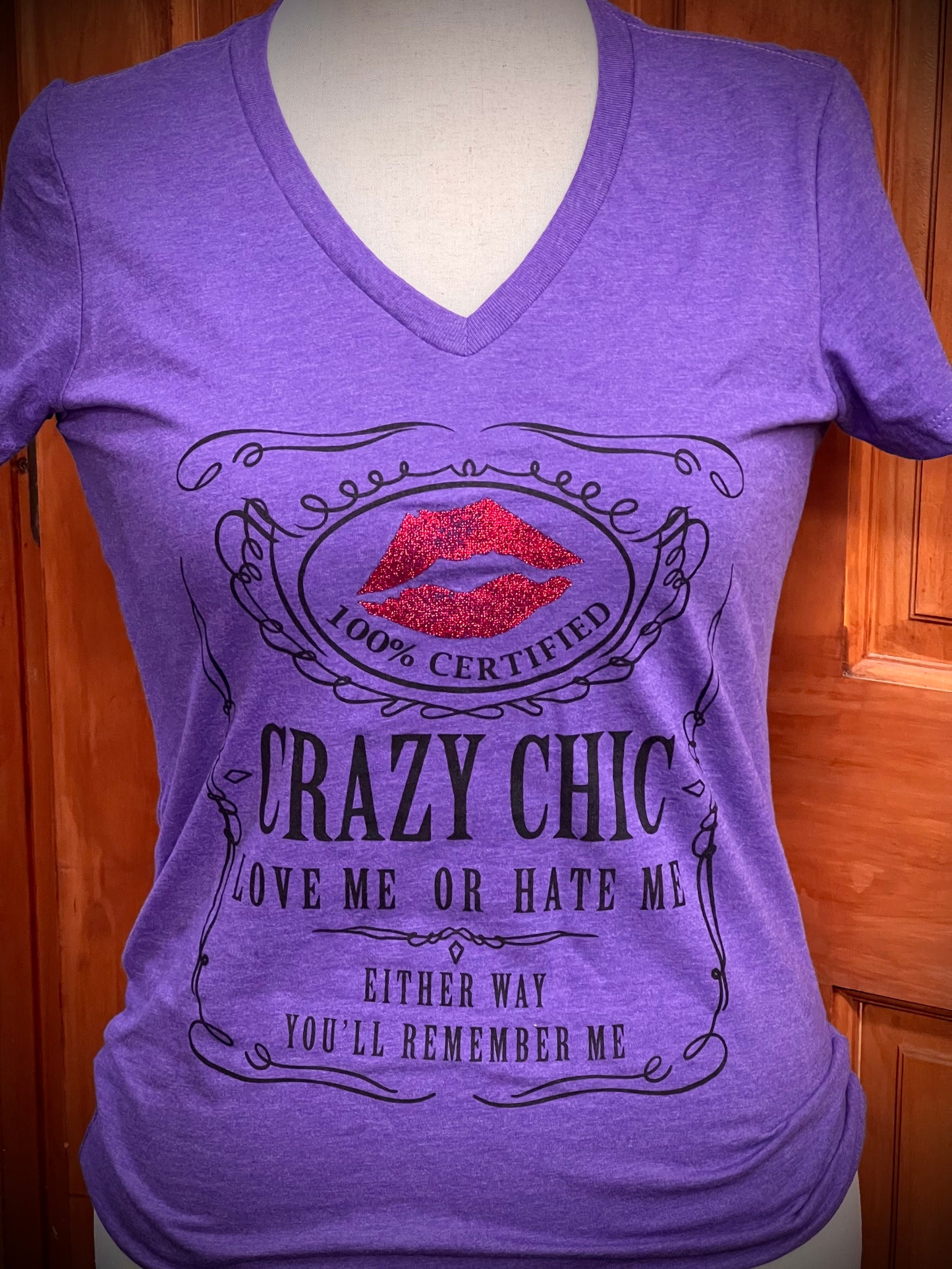 "Love me or Hate me" V-Neck T-Shirt
