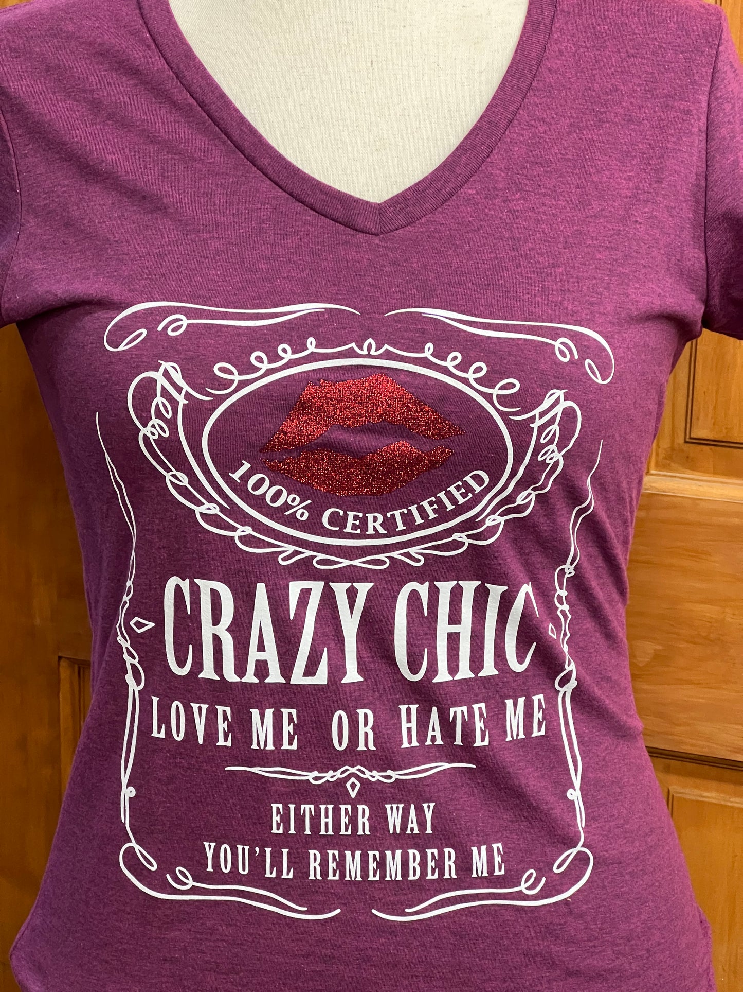 "Love me or Hate me" V-Neck T-Shirt