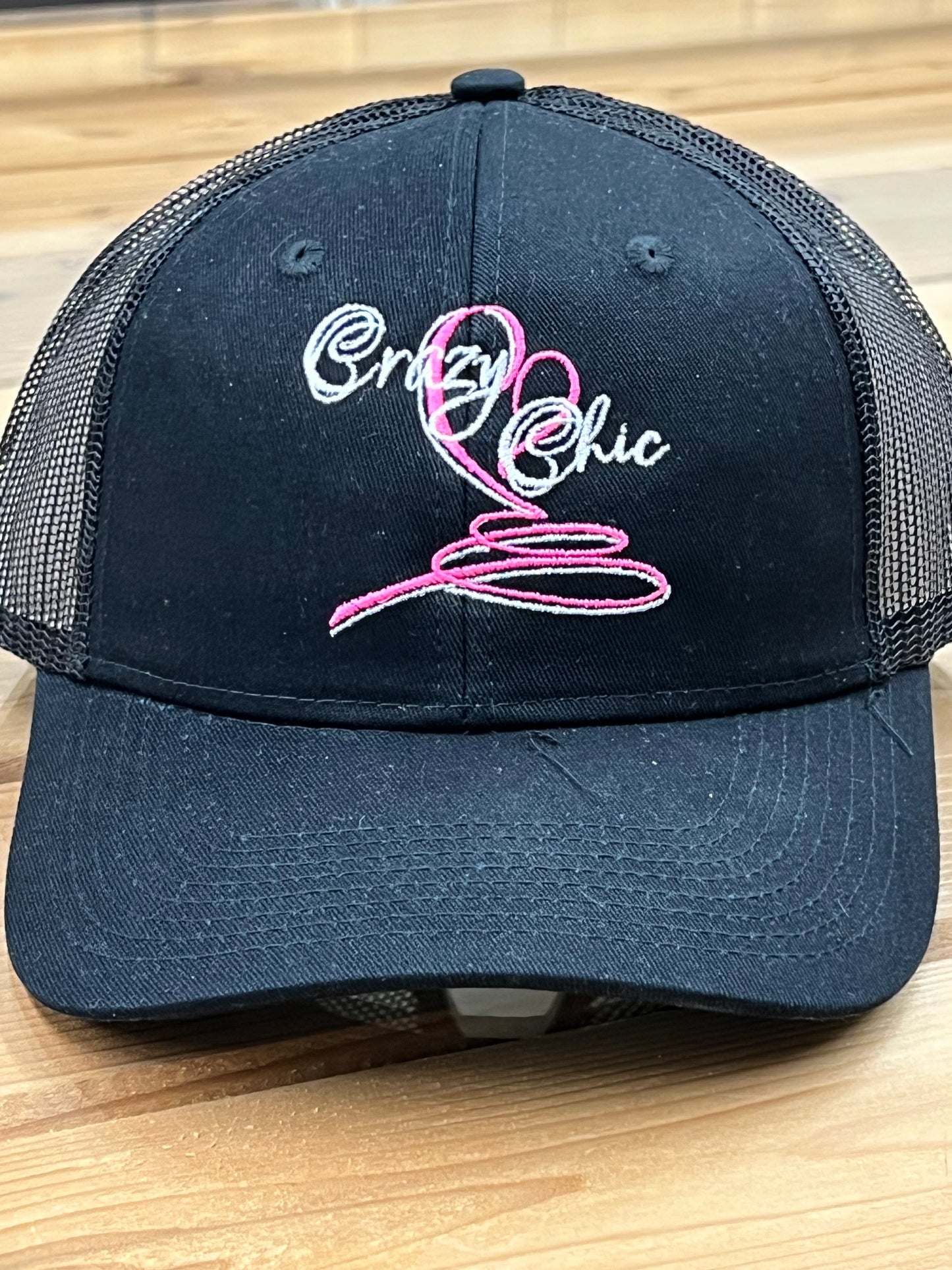 Crazy Chic Logo Ponytail Hat