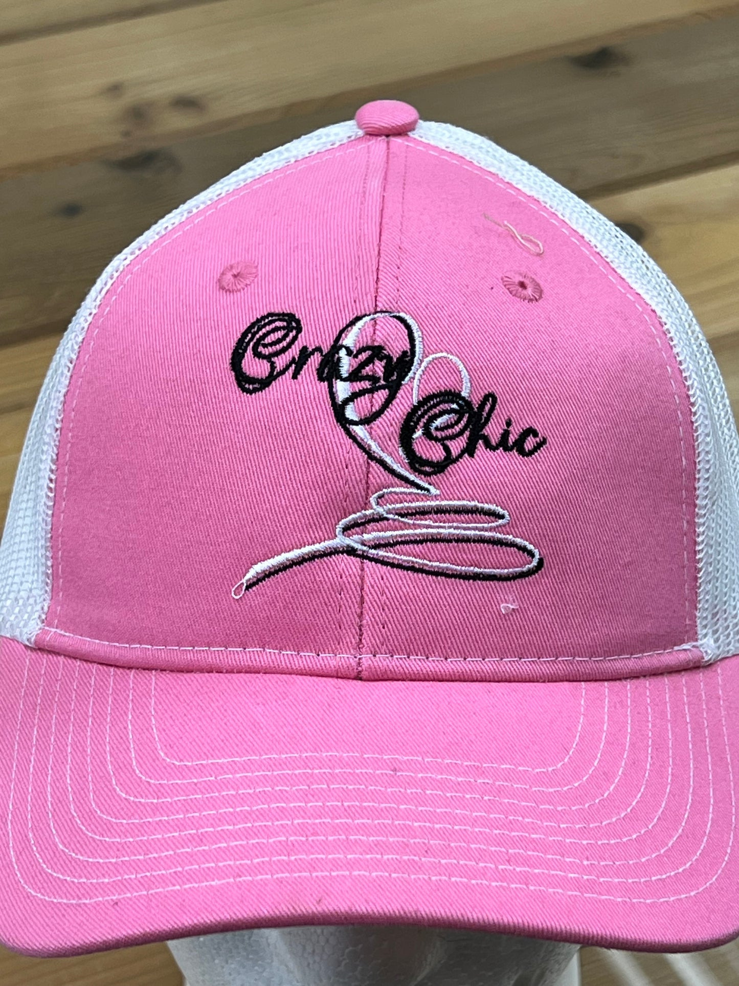 Crazy Chic Logo Ponytail Hat